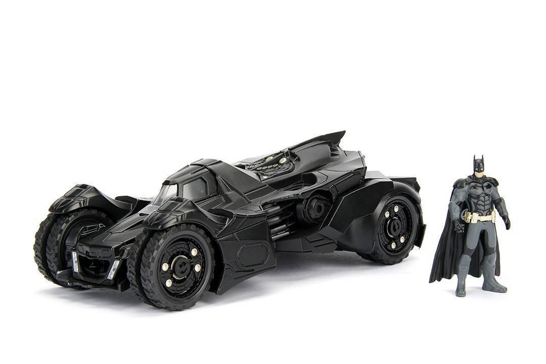 Jada Toys, model samochodu Batman Arkham Knight Diecast 1/24 2015 Batmobile (Wraz z figurką Batman)
