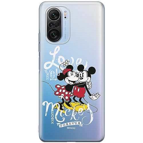 ERT GROUP etui na telefon Xiaomi MI 11i/ REDMI K40/K40 PRO/POCO F3/ F3 PRO, case oryginalny i oficjalnie licencjonowany przez Disney, wzór Mickey & Minnie 001, plecki z TPU częściowo przeźroczyste