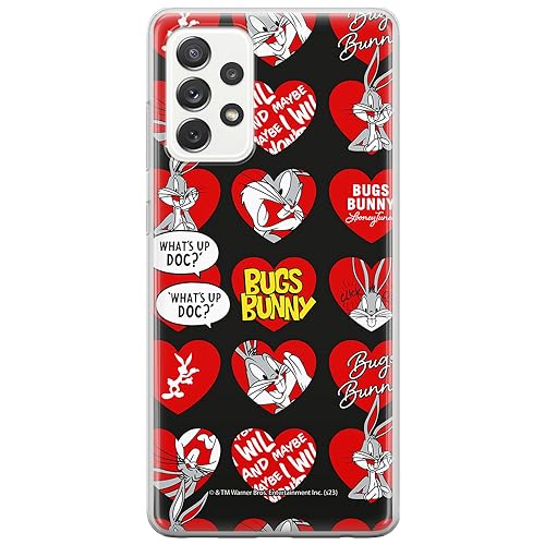 ERT GROUP etui na telefon Samsung A52 5G / A52 LTE 4G / A52S 5G, case oryginalny i oficjalnie licencjonowany przez Looney Tunes, wzór Bugs 022, optymalnie dopasowane, plecki z TPU