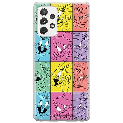 ERT GROUP etui na telefon Samsung A53 5G, case oryginalny i oficjalnie licencjonowany przez Looney Tunes, wzór Bugs 026, optymalnie dopasowane, plecki z TPU