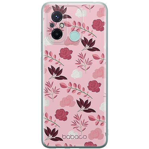 ERT GROUP etui na telefon Xiaomi REDMI 12C/ REDMI 11A, case oryginalny i oficjalnie licencjonowany przez Babaco, wzór Flowers 020, optymalnie dopasowane, plecki z TPU