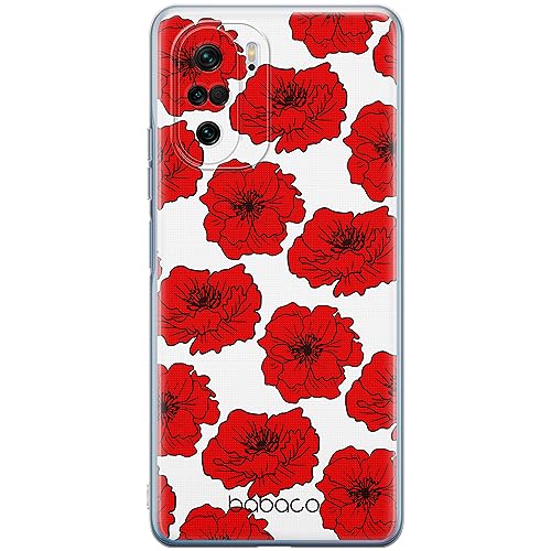 ERT GROUP etui na telefon Xiaomi MI 11i/ REDMI K40/K40 PRO/POCO F3/ F3 PRO, case oryginalny i oficjalnie licencjonowany przez Babaco, wzór Flowers 018, optymalnie dopasowane, plecki z TPU