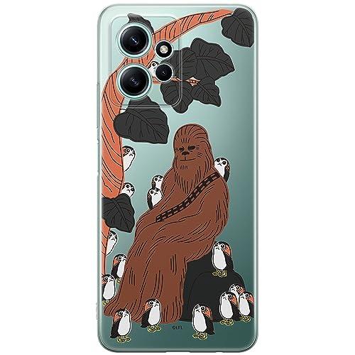 ERT GROUP etui na telefon Xiaomi REDMI NOTE 12 4G, case oryginalny i oficjalnie licencjonowany przez Star Wars, wzór Chewbacca 006, optymalnie dopasowane, plecki z TPU częściowo przeźroczyste