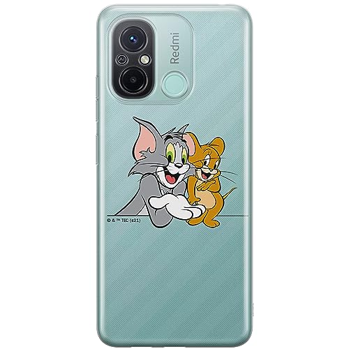ERT GROUP etui na telefon Xiaomi REDMI 12C/ REDMI 11A, case oryginalny i oficjalnie licencjonowany przez Tom & Jerry, wzór 005, plecki z TPU częściowo przeźroczyste