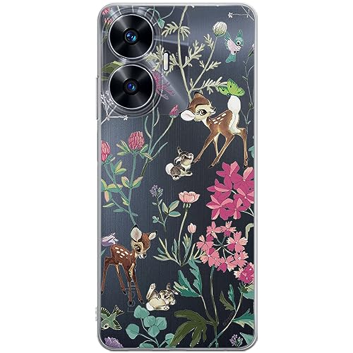 ERT GROUP etui na telefon Realme C55, case oryginalny i oficjalnie licencjonowany przez Disney, wzór Bambi & Friends 001, optymalnie dopasowane, plecki z TPU częściowo przeźroczyste