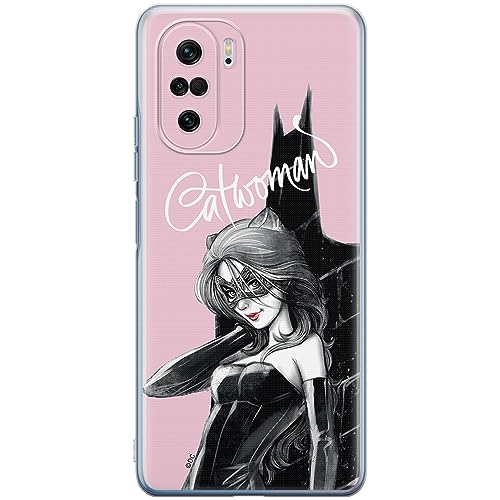 ERT GROUP etui na telefon Xiaomi MI 11i/ REDMI K40/K40 PRO/POCO F3/ F3 PRO, case oryginalny i oficjalnie licencjonowany przez DC, wzór Catwoman 001, optymalnie dopasowane, plecki z TPU