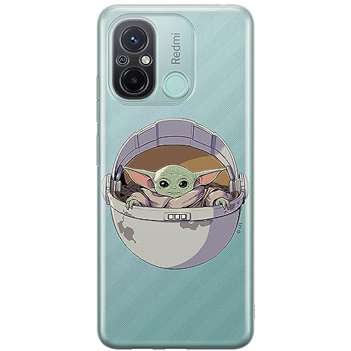 ERT GROUP etui na telefon Xiaomi REDMI 12C/ REDMI 11A, case oryginalny i oficjalnie licencjonowany przez Star Wars, wzór Baby Yoda 026, optymalnie dopasowane, plecki z TPU częściowo przeźroczyste