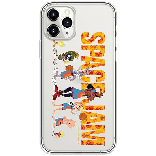 ERT GROUP etui na telefon Iphone 11 PRO MAX, case oryginalny i oficjalnie licencjonowany przez Looney Tunes, wzór Space Jam 006, optymalnie dopasowane, plecki z TPU częściowo przeźroczyste