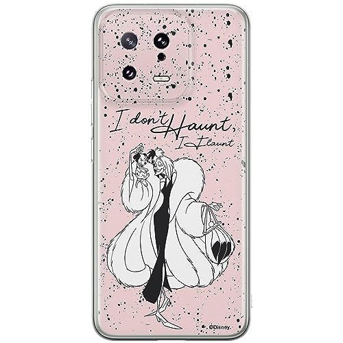 Etui Cruella i Puppy 001 Disney Nadruk pełny Różowy Producent: Xiaomi, Model: 13