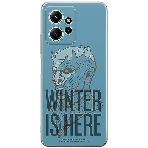 ERT GROUP etui na telefon Xiaomi REDMI NOTE 12 4G, case oryginalny i oficjalnie licencjonowany przez Game of Thrones, wzór 016, optymalnie dopasowane, plecki z TPU