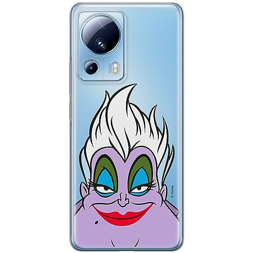 ERT GROUP etui na telefon Xiaomi 13 LITE/CIVI 2, case oryginalny i oficjalnie licencjonowany przez Disney, wzór Ursula 002, optymalnie dopasowane, plecki z TPU częściowo przeźroczyste