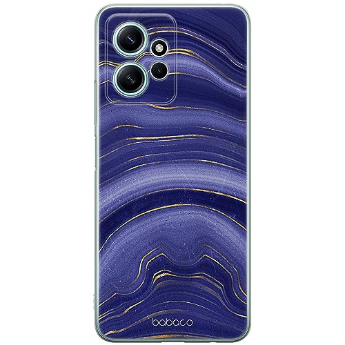 ERT GROUP etui na telefon Xiaomi REDMI NOTE 12 4G, case oryginalny i oficjalnie licencjonowany przez Babaco, wzór Marble 005, optymalnie dopasowane, plecki z TPU