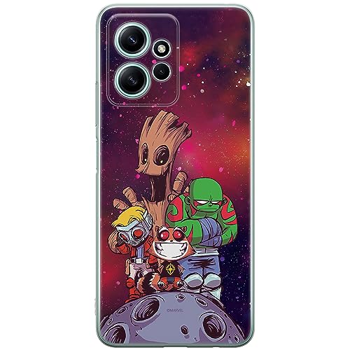 ERT GROUP etui na telefon Xiaomi REDMI NOTE 12 4G, case oryginalny i oficjalnie licencjonowany przez Marvel, wzór Guardians of the Galaxy 017, optymalnie dopasowane, plecki z TPU