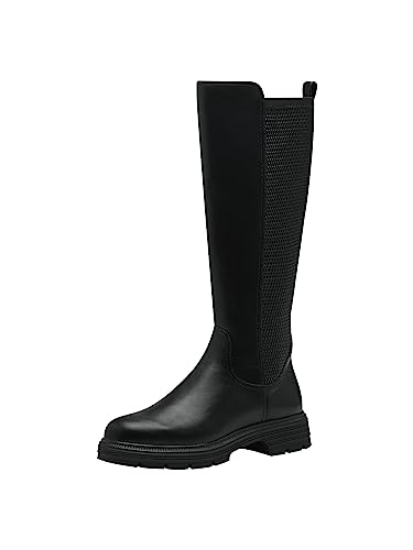 Tamaris Damskie botki 1-1-25604-41, czarny, 36 EU