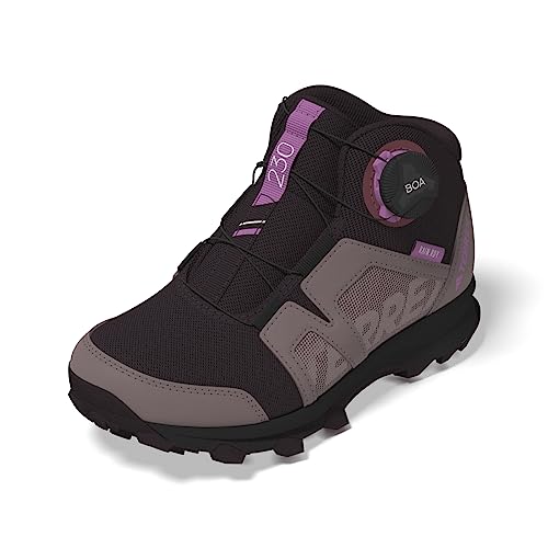 adidas Unisex Terrex Boa Mid R.rdy K Shoes-High (Non-Football), Shadow Maroon Matt Purple Met Wonder Red, 33.5 EU