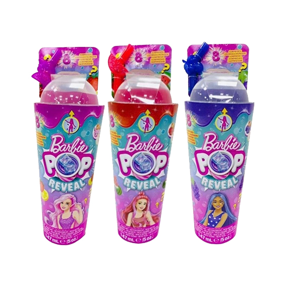 Barbie - Lalka Pop! Color Reveal - Owocowy Sok Mix Tub4