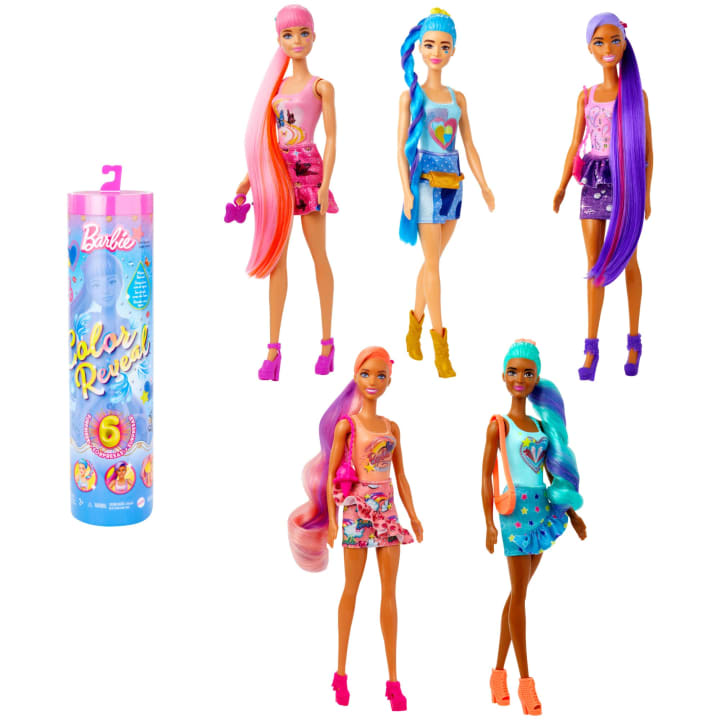Barbie - Barbie Color Reveal Lalka Seria Totalny Dżins