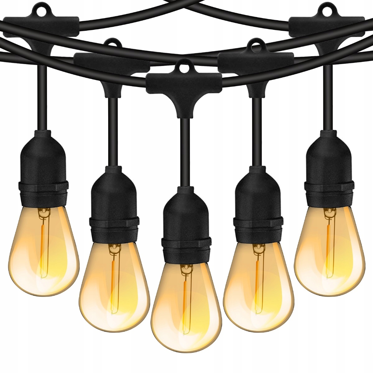 Girlanda Ogrodowa Łańcuch Świetlny 10M 20X Led E27