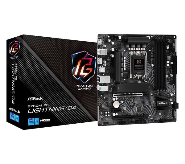 ASrock B760M PG Lightning/D4 DDR4 - Kup na Raty -