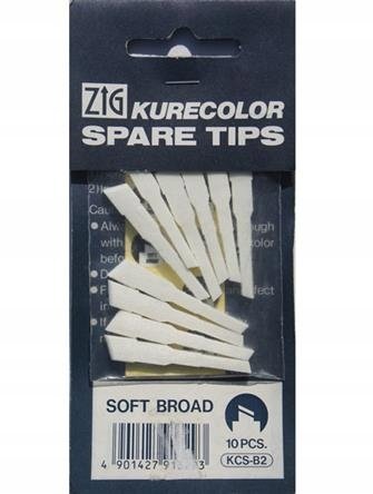 Kuretake Kurecolor Zestaw Końcówek 10Szt S. Broad