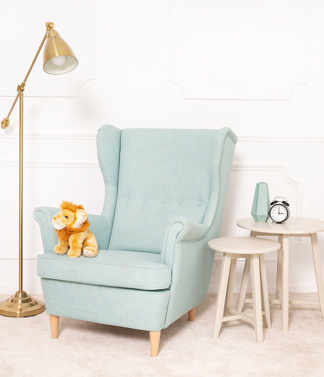 Miś Gustaw,  Lew, brązowy, 25cm