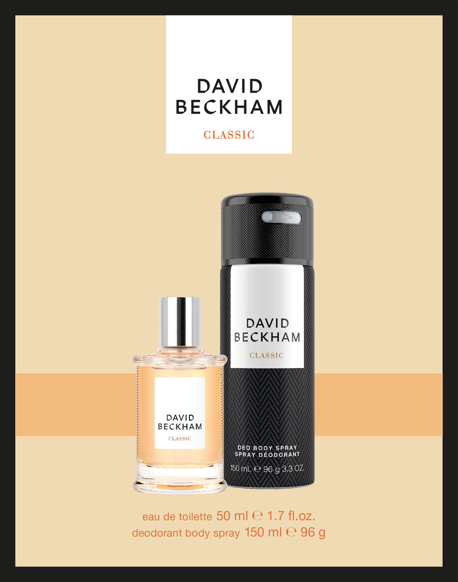 Coty Zestaw Beckham  Man Classic-Edt50 + Deo150