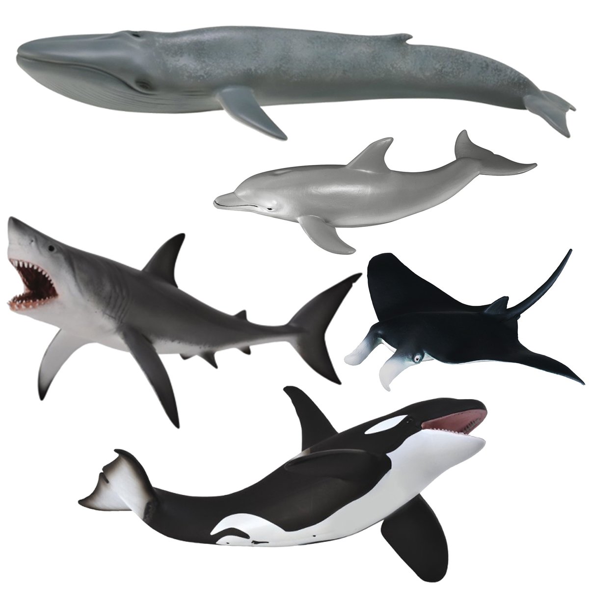 Collecta Zestaw figurek dla dzieci, zwierzęta morskie 3+