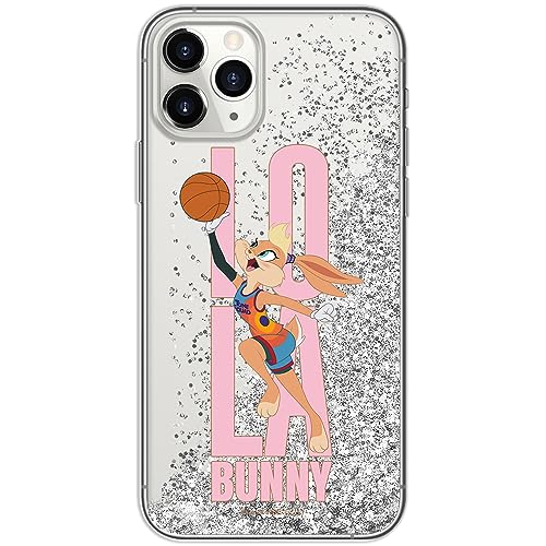 ERT GROUP etui na telefon Apple Iphone 11 PRO, case oryginalny i oficjalnie licencjonowany przez Looney Tunes, wzór Space Jam 028, optymalnie dopasowane, z efektem płynnego brokatu