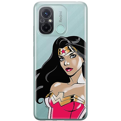 ERT GROUP etui na telefon Xiaomi REDMI 12C/ REDMI 11A, case oryginalny i oficjalnie licencjonowany przez DC, wzór Wonder Woman 004, optymalnie dopasowane, plecki z TPU częściowo przeźroczyste