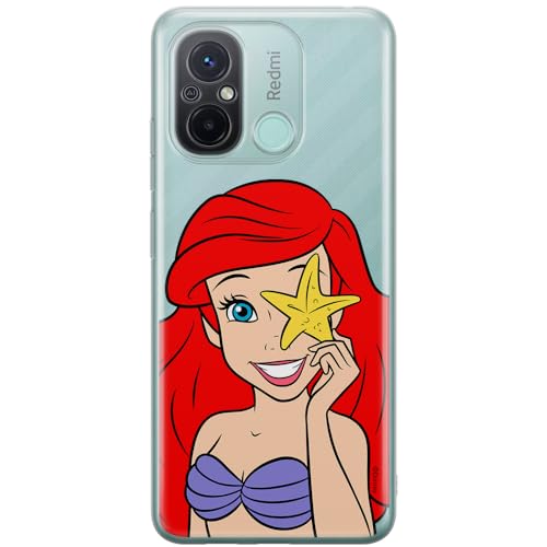 ERT GROUP etui na telefon Xiaomi REDMI 12C/ REDMI 11A, case oryginalny i oficjalnie licencjonowany przez Disney, wzór Ariel 009, optymalnie dopasowane, plecki z TPU częściowo przeźroczyste