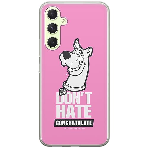 Etui Scooby Doo 011 Scooby Doo Nadruk pełny Różowy Producent: Samsung, Model: A54 5G