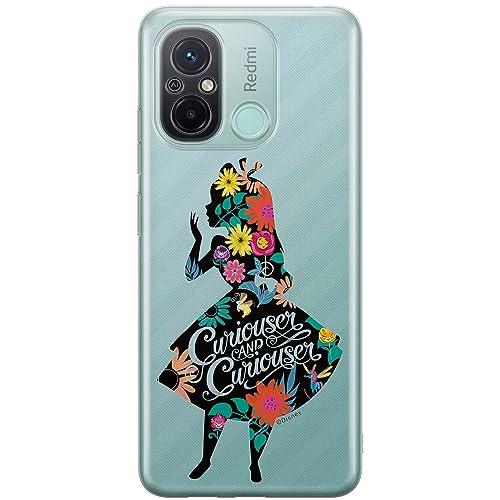 ERT GROUP etui na telefon Xiaomi REDMI 12C/ REDMI 11A, case oryginalny i oficjalnie licencjonowany przez Disney, wzór Alice 002, optymalnie dopasowane, plecki z TPU częściowo przeźroczyste
