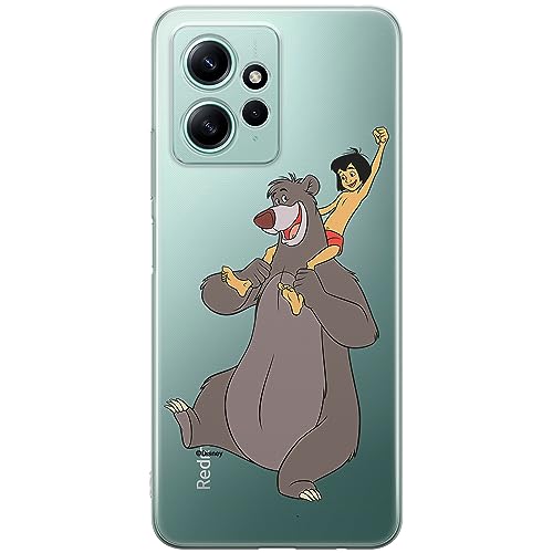 ERT GROUP etui na telefon Xiaomi REDMI NOTE 12 4G, case oryginalny i oficjalnie licencjonowany przez Disney, wzór Jungle Book 002, optymalnie dopasowane, plecki z TPU częściowo przeźroczyste