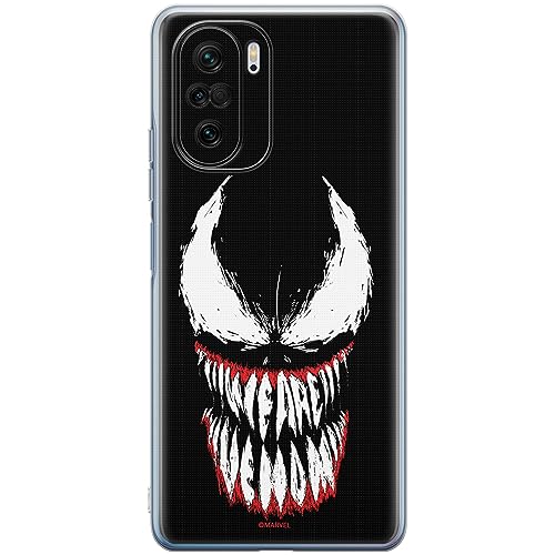 ERT GROUP etui na telefon Xiaomi MI 11i/ REDMI K40/K40 PRO/POCO F3/ F3 PRO, case oryginalny i oficjalnie licencjonowany przez Marvel, wzór Venom 005, optymalnie dopasowane, plecki z TPU