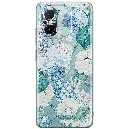 ERT GROUP etui na telefon Xiaomi REDMI 12C/ REDMI 11A, case oryginalny i oficjalnie licencjonowany przez Babaco, wzór Flowers 028, optymalnie dopasowane, plecki z TPU częściowo przeźroczyste