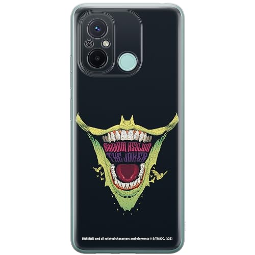 ERT GROUP etui na telefon Xiaomi REDMI 12C/ REDMI 11A, case oryginalny i oficjalnie licencjonowany przez DC, wzór Joker 031, optymalnie dopasowane, plecki z TPU