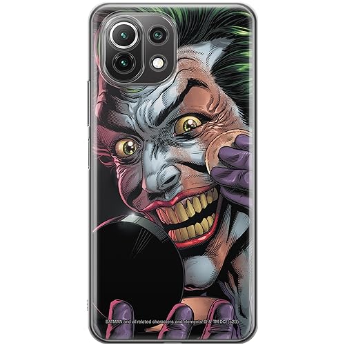 ERT GROUP etui na telefon Xiaomi 11 LITE 4G / 11 LITE 5G, case oryginalny i oficjalnie licencjonowany przez DC, wzór Joker 023, optymalnie dopasowane, plecki z TPU