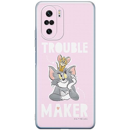 ERT GROUP etui na telefon Xiaomi MI 11i/ REDMI K40/K40 PRO/POCO F3/ F3 PRO, case oryginalny i oficjalnie licencjonowany przez Tom & Jerry, wzór 006, optymalnie dopasowane, plecki z TPU