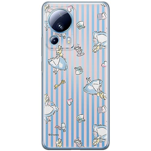 ERT GROUP etui na telefon Xiaomi 13 LITE/CIVI 2, case oryginalny i oficjalnie licencjonowany przez Disney, wzór Alice 001, optymalnie dopasowane, plecki z TPU częściowo przeźroczyste