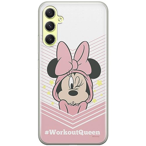 ERT GROUP etui na telefon Samsung A34 5G, case oryginalny i oficjalnie licencjonowany przez Disney, wzór Minnie 053, optymalnie dopasowane, plecki z TPU