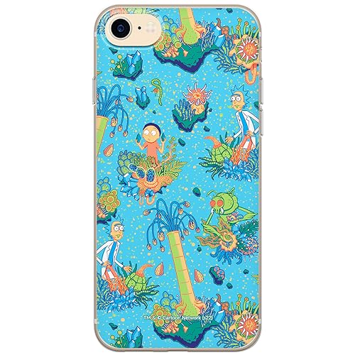 ERT GROUP etui na telefon Iphone 7/8/ SE 2/ SE 3, case oryginalny i oficjalnie licencjonowany przez Rick and Morty, wzór Rick & Morty 020, optymalnie dopasowane, plecki z TPU