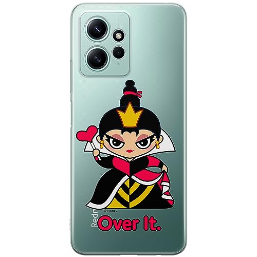 ERT GROUP etui na telefon Xiaomi REDMI NOTE 12 4G, case oryginalny i oficjalnie licencjonowany przez Disney, wzór Queen of Hearts 001, optymalnie dopasowane, plecki z TPU częściowo przeźroczyste