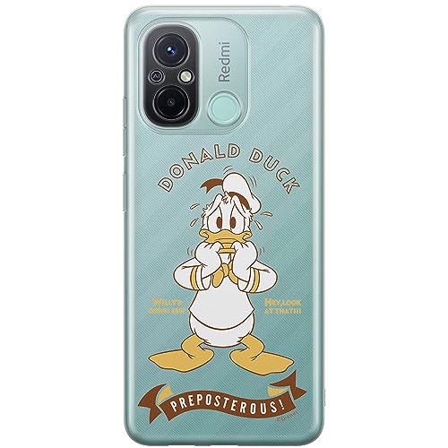 ERT GROUP etui na telefon Xiaomi REDMI 12C/ REDMI 11A, case oryginalny i oficjalnie licencjonowany przez Disney, wzór Donald 004, optymalnie dopasowane, plecki z TPU częściowo przeźroczyste