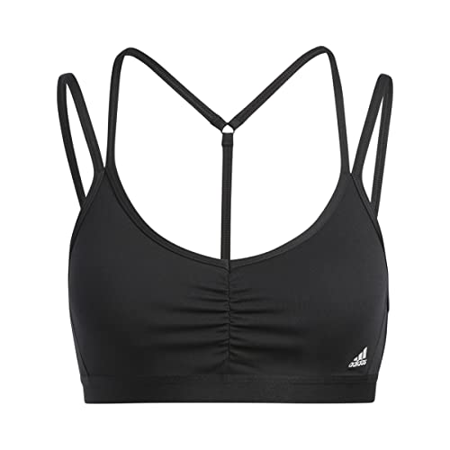adidas Damski biustonosz sportowy Yo ESS Ls, czarny, XXS, czarny, XXS