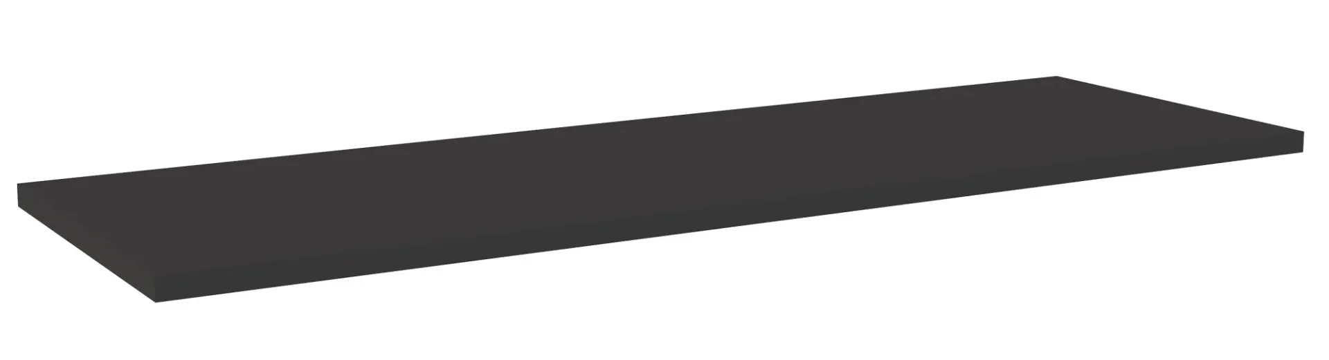 Czarny prostokątny blat do łazienki 140 cm K6-C52