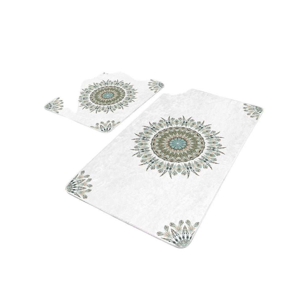 Białe dywaniki łazienkowe zestaw 2 szt. 60x100 cm – Mila Home