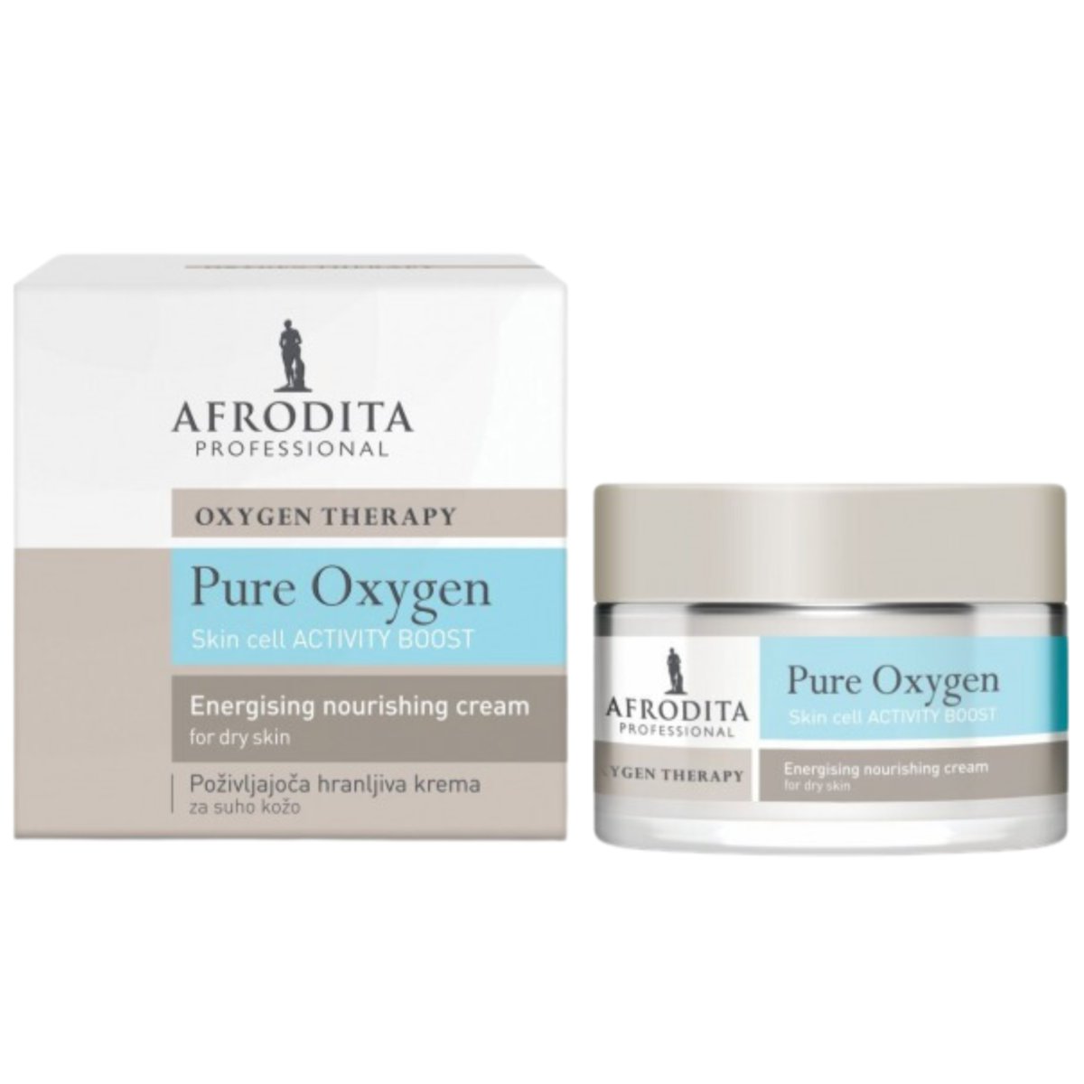 Afrodita, Pure Oxygen, Energetyzujący Krem Odżywczy, 50ml