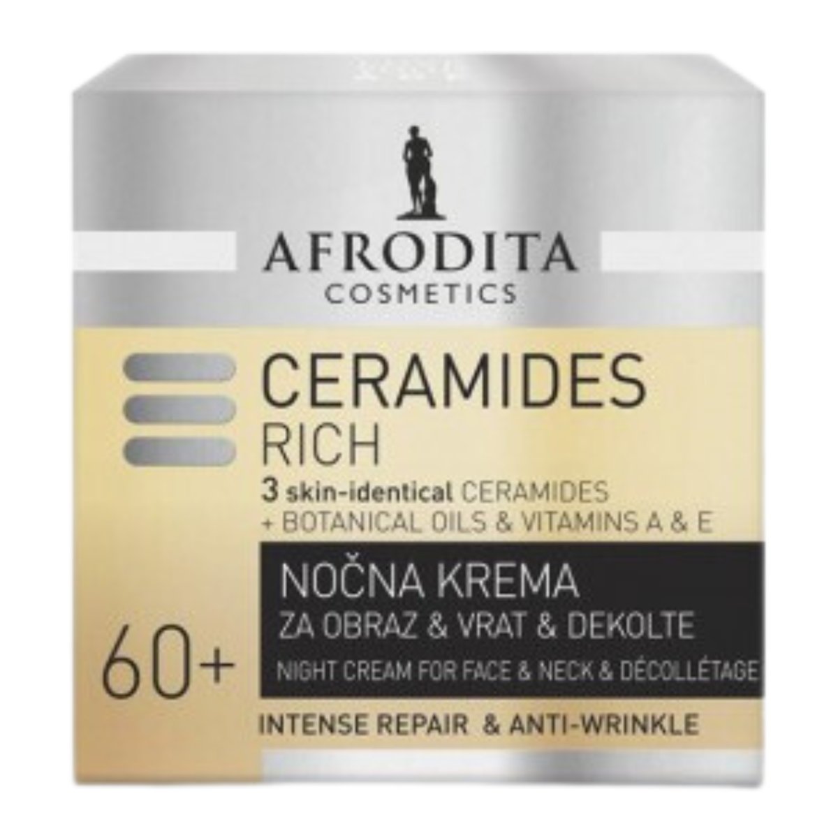 Afrodita Ceramides Rich, Krem Na Noc Do Twarzy, Szyi I Dekoltu, 50ml
