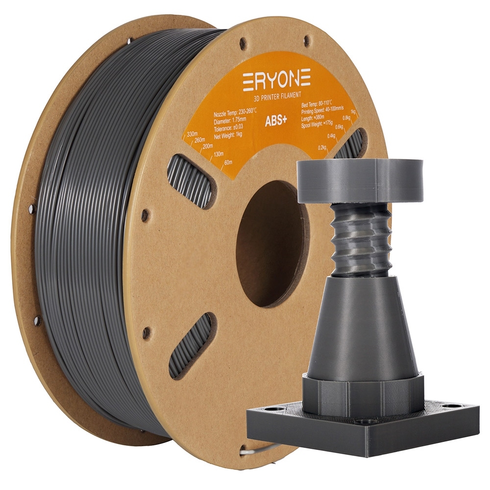 ERYONE 1.75mm ABS  3D Printing Filament 1KG Grey