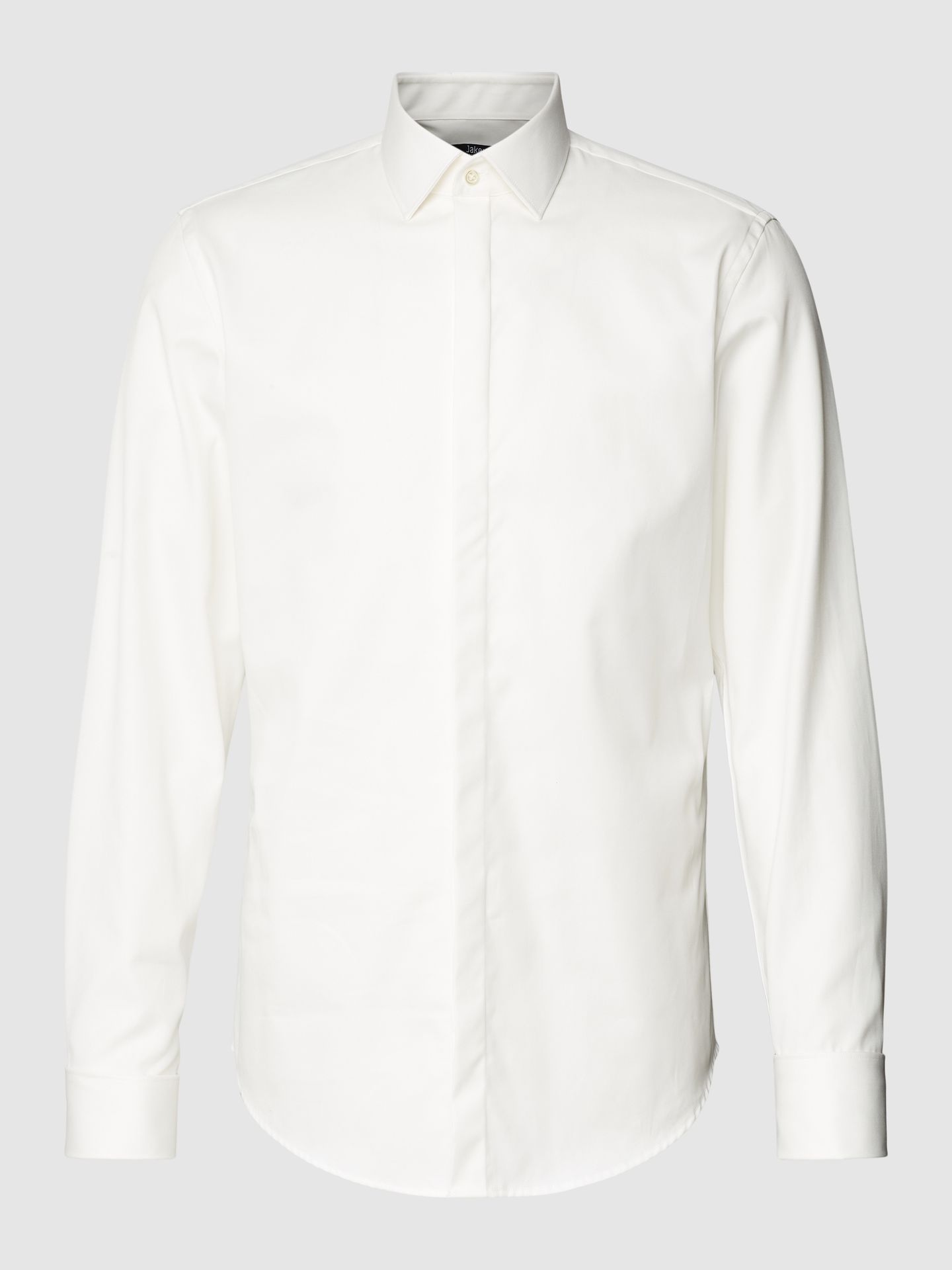 Koszula biznesowa o kroju slim fit z kołnierzykiem typu kent